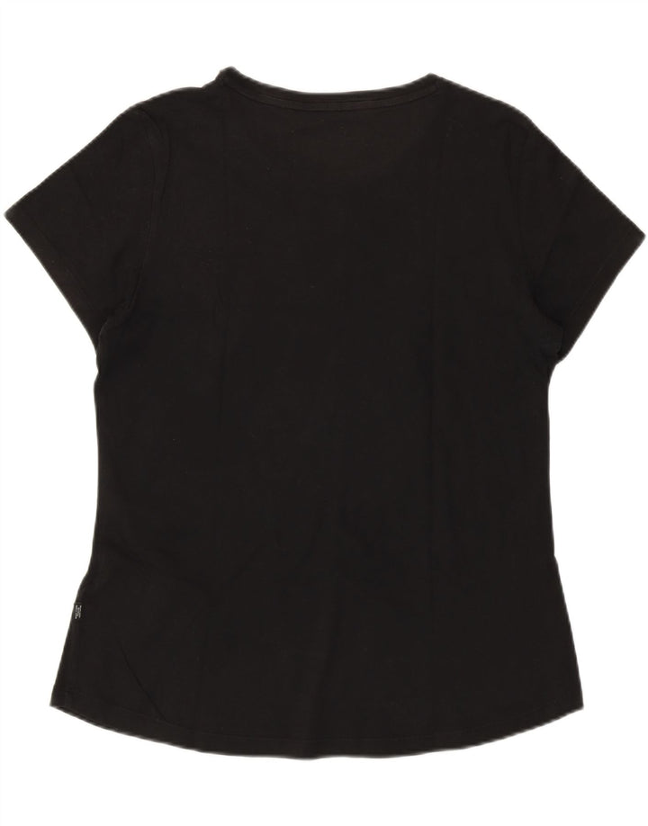 Женская футболка с рисунком PUMA Top UK 14, средний черный хлопок