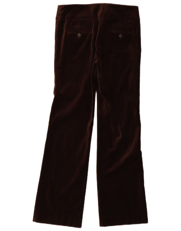 Женские бархатные повседневные брюки Monsoon Bootcut UK 8 Small W32 L32 Коричневые