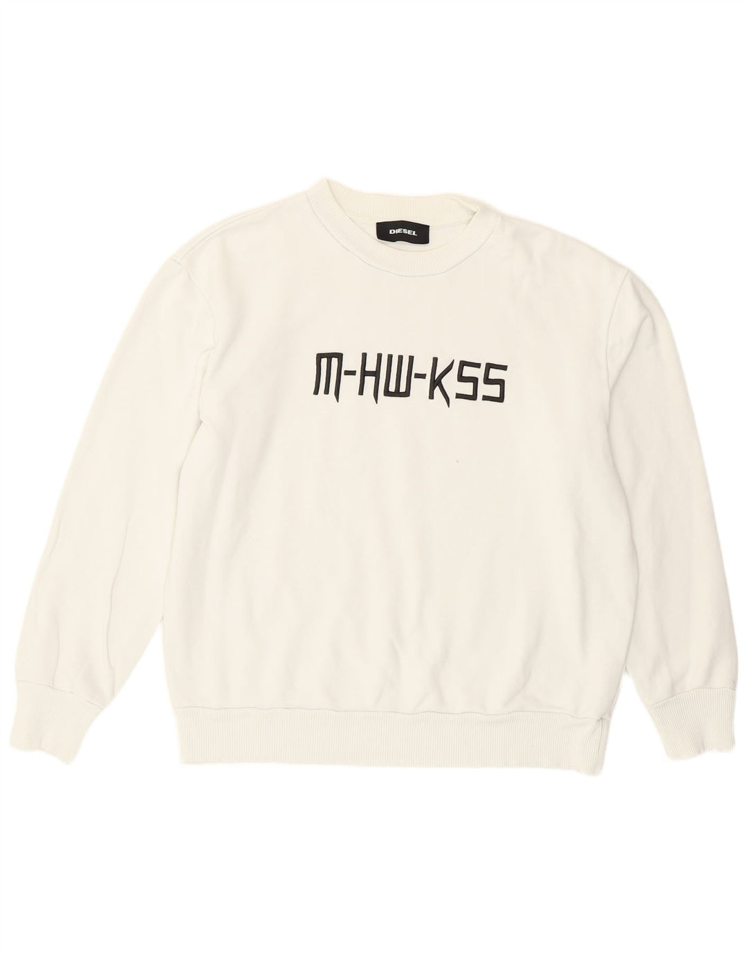 Мужской свитшот с рисунком Diesel, маленький белый хлопковый джемпер