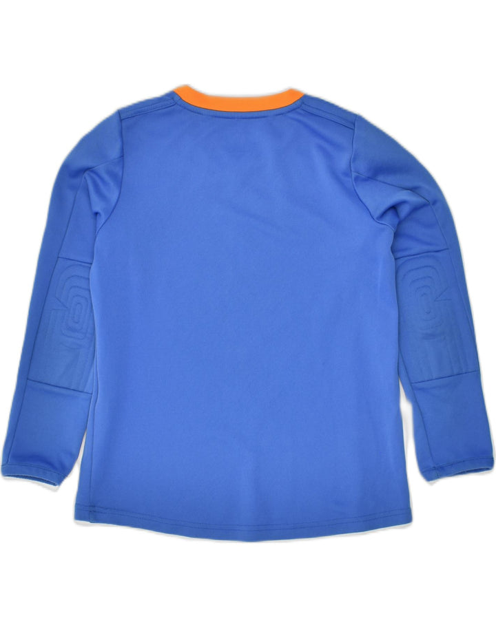 PUMA Boys Top Long Sleeve 9-10 Years Blue Polyester | Vintage Puma | Thrift | Second-Hand Puma | Used Clothing | Messina Hembry 