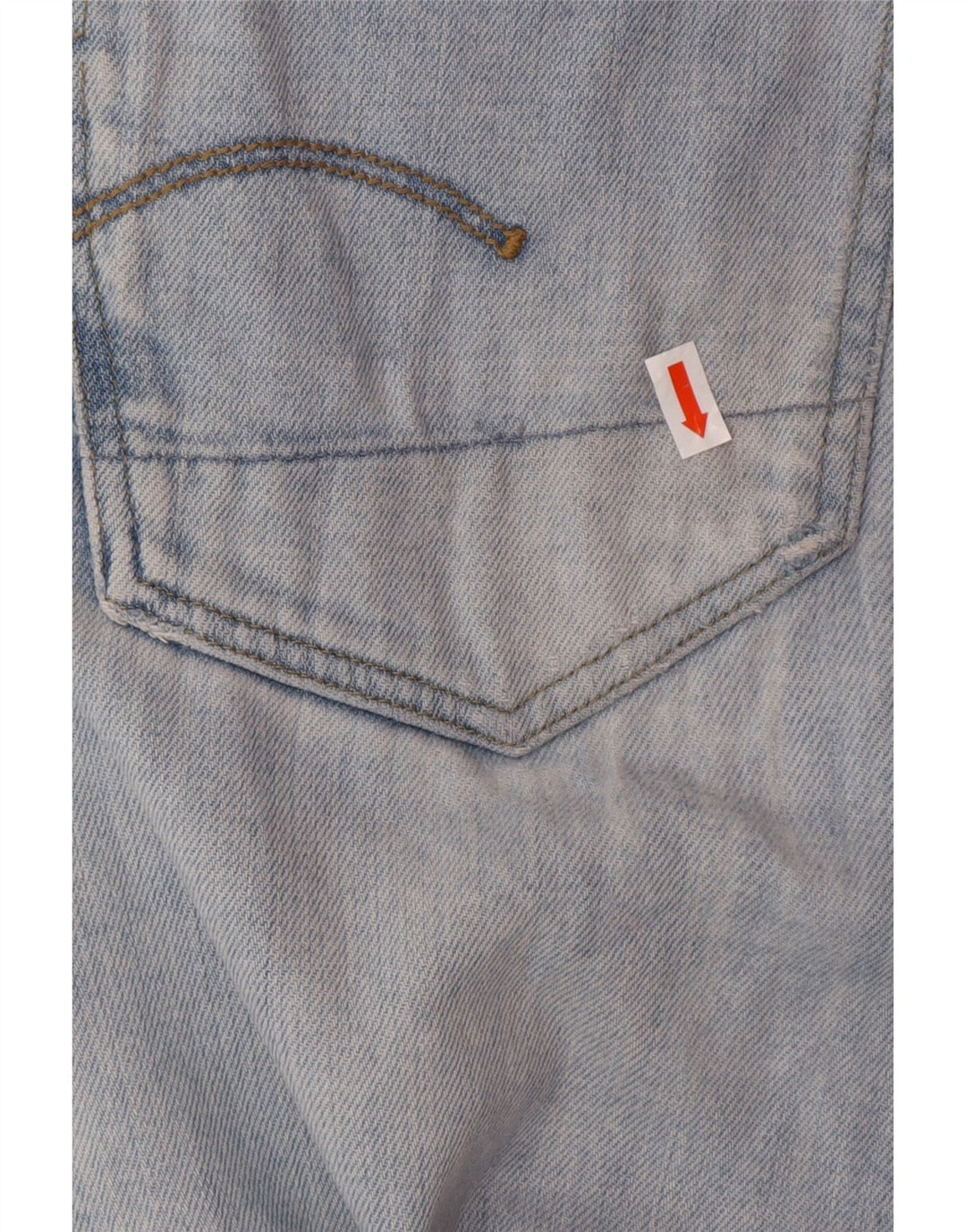 Мужские потертые узкие джинсы G-STAR W36 L32, синий хлопок