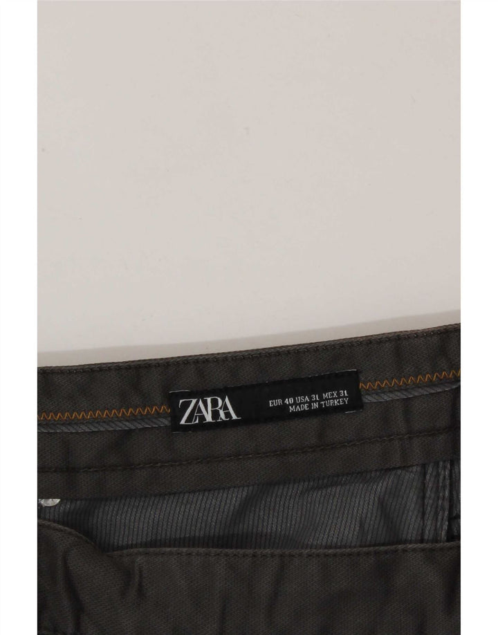Брюки мужские повседневные узкие Zara EU 40 Medium W31 L32 Серые