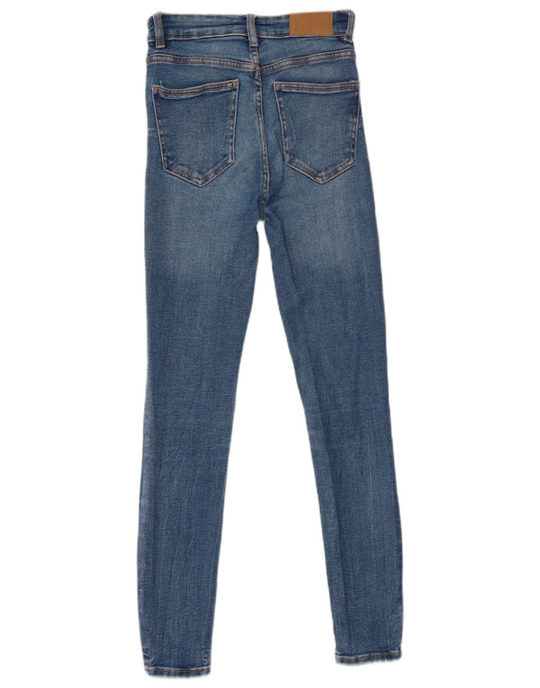 Женские джинсы скинни Zara EU 36 XS W26 L28 синие