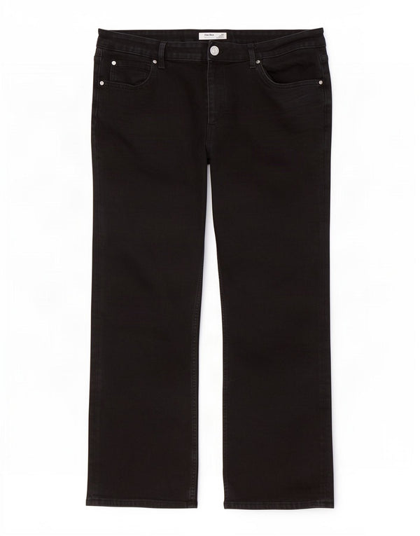 Женские укороченные джинсы Marks & Spencer The Eva Bootcut UK 20 2XL W40 L27, черные