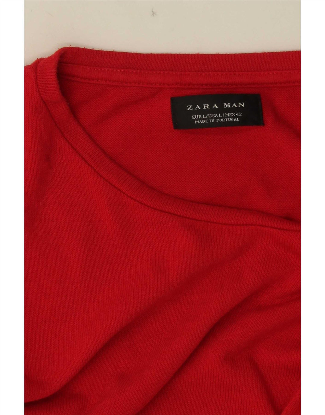 Мужская футболка Zara, большая красная