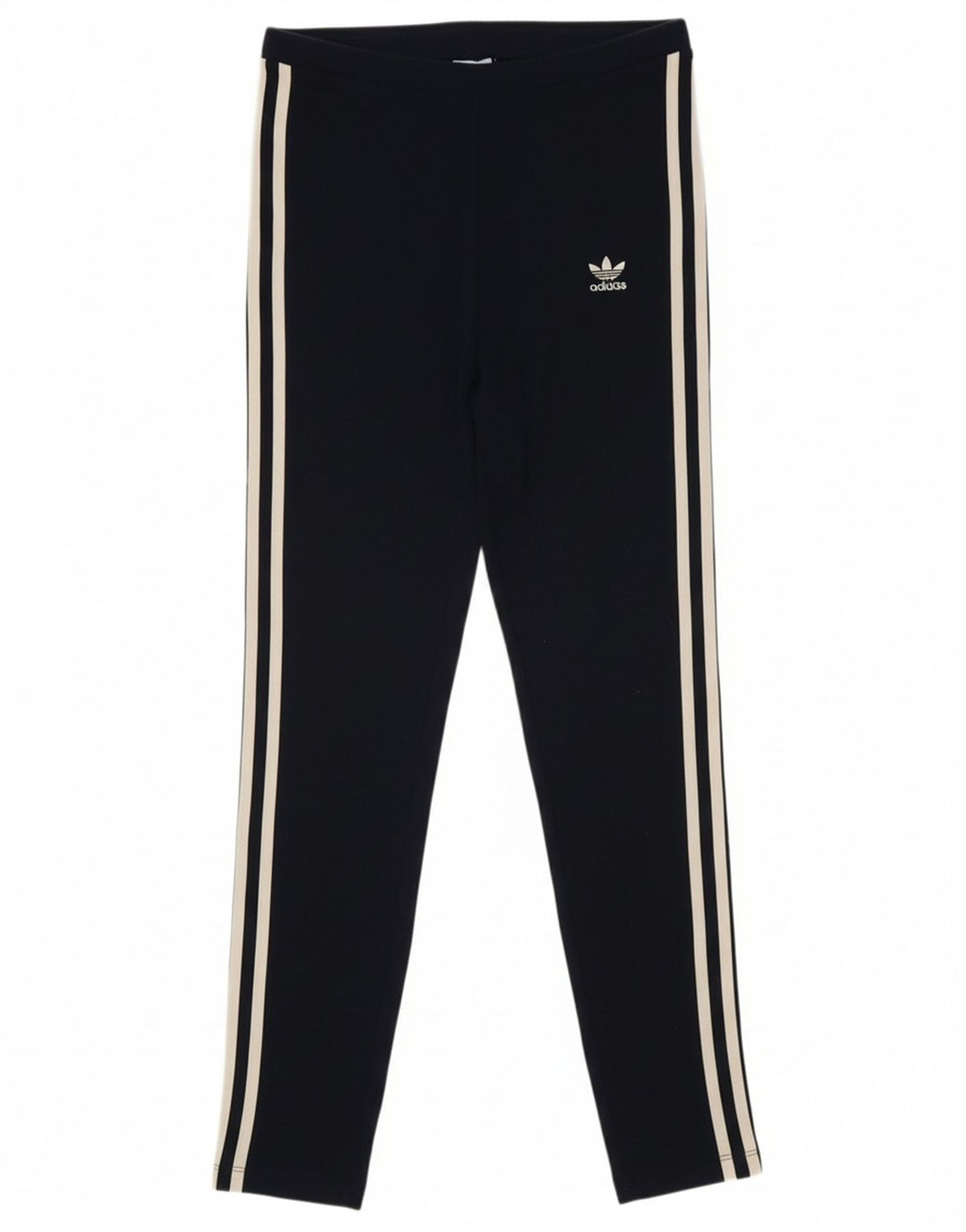ADIDAS Womens Leggings UK 10 Small  Black Cotton