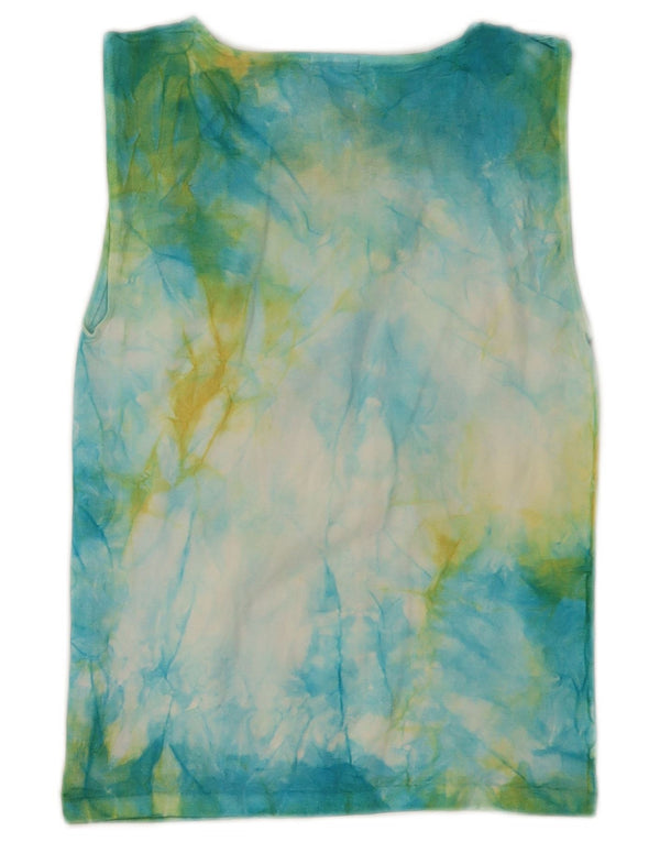 Женский жилет Benetton UK 4 XS разноцветный тай-дай