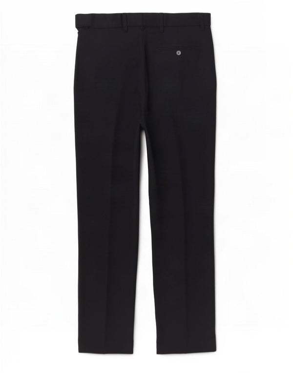 Мужские костюмные брюки классического кроя Marks & Spencer W34 L31 темно-синие из полиэстера