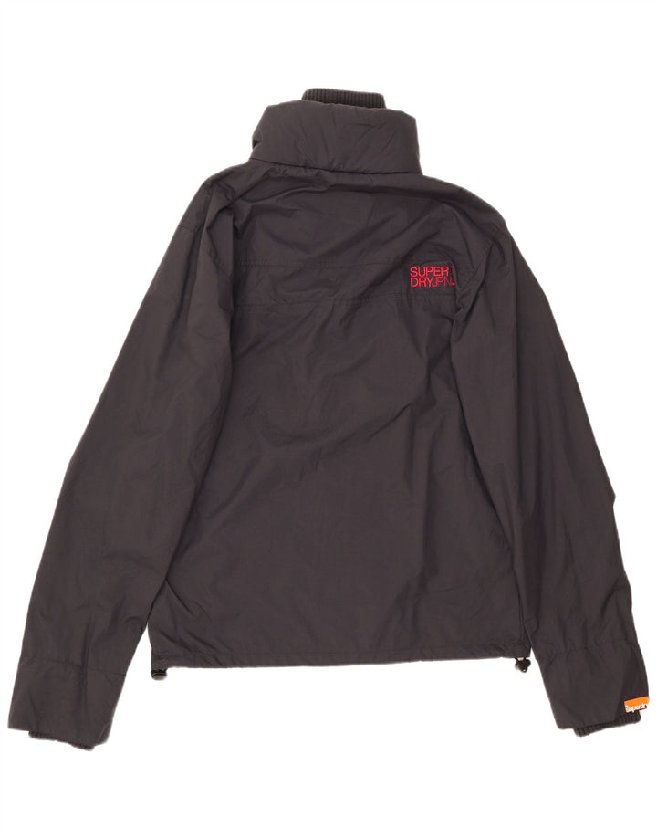 Мужская дождевик Superdry UK 40, большой темно-синий, нейлон