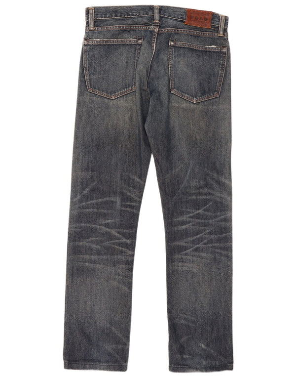 Мужские прямые джинсы Polo Ralph Lauren W31 L34 темно-синие, хлопок