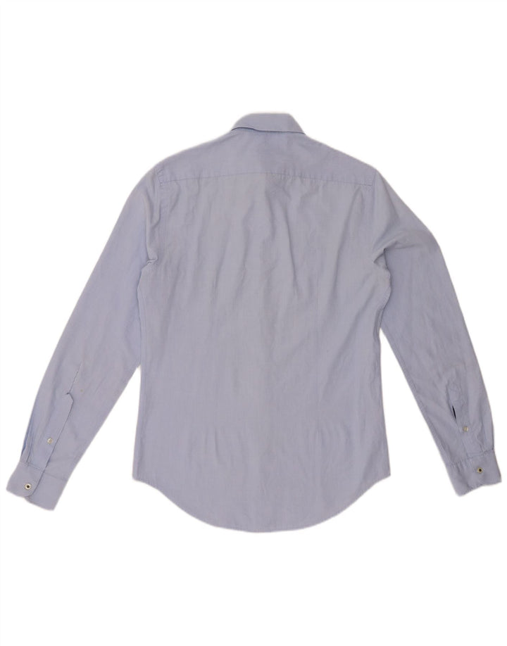 ZARA Mens Slim Fit Shirt Small Blue