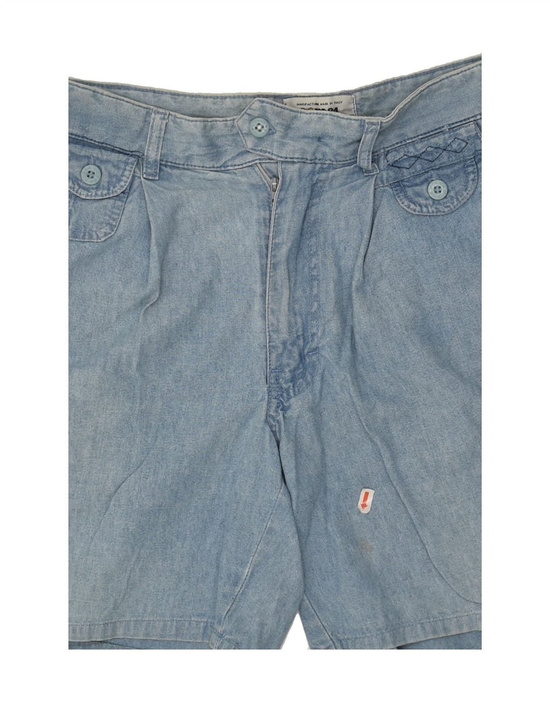 POP 84 Womens Chino Shorts W32 Medium Blue Cotton Vintage POP 84 and Second-Hand POP 84 from Messina Hembry 