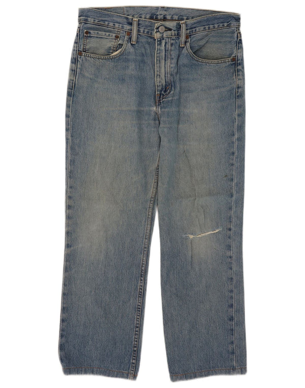 Мужские прямые джинсы Levi's 516 W32 L26 синие, хлопок
