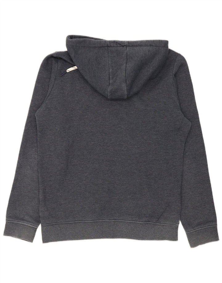TOMMY HILFIGER Mens Hoodie Jumper Medium Navy Blue Cotton