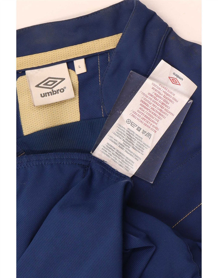 Umbro Мужской пуловер с графическим принтом, спортивный костюм, верхняя куртка, большая синяя полоска