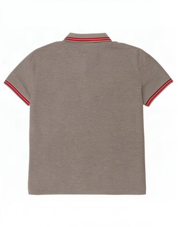 Lotto Mens Life's Polo Shirt 2XL Grey Flecked