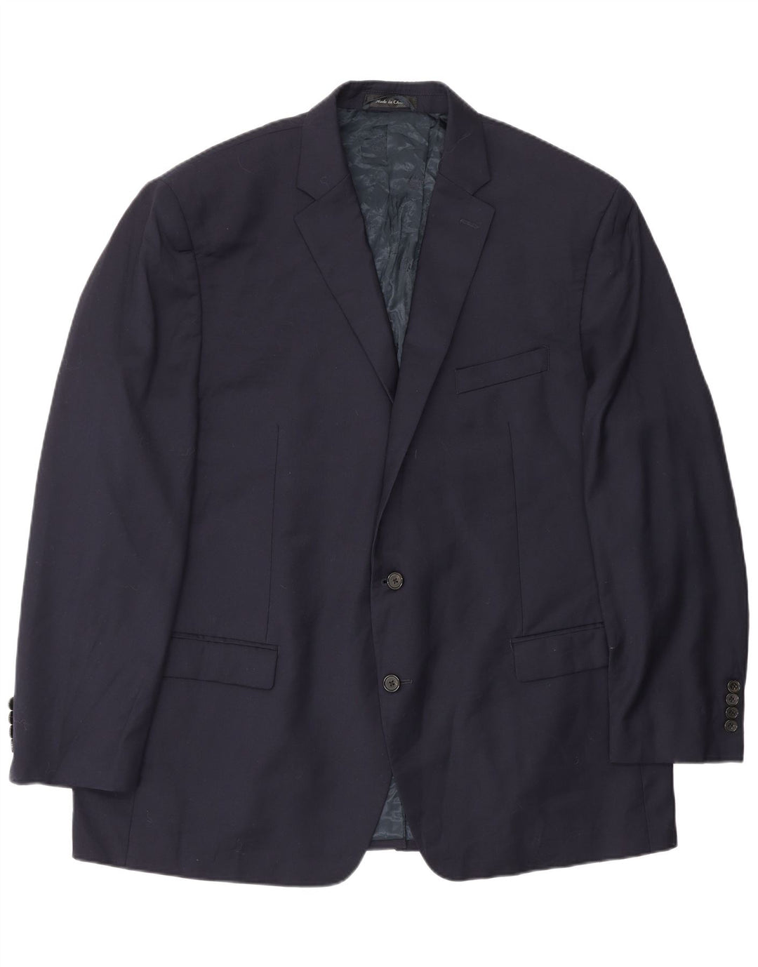 Мужской пиджак с 2 пуговицами Ralph Lauren UK 44 2XL Темно-синий