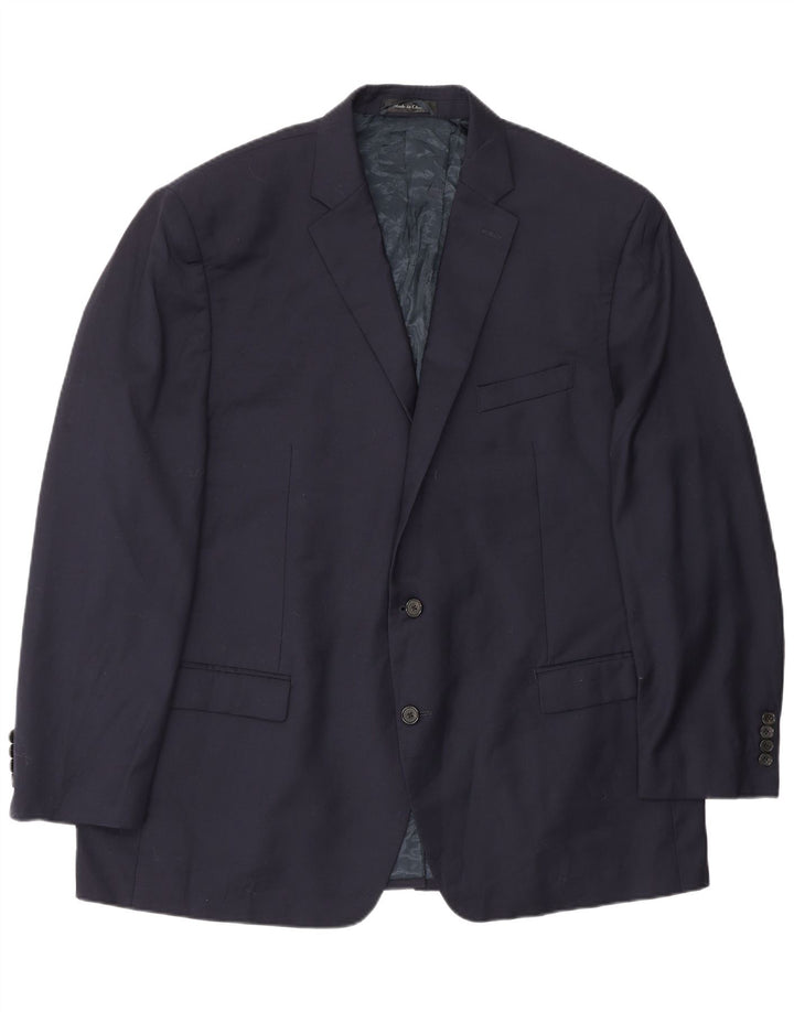 Мужской пиджак с 2 пуговицами Ralph Lauren UK 44 2XL Темно-синий