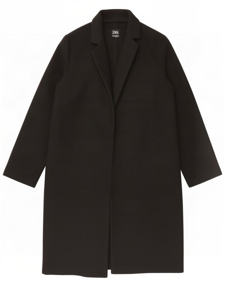 Женское открытое пальто Zara UK 18 XL, черный полиэстер