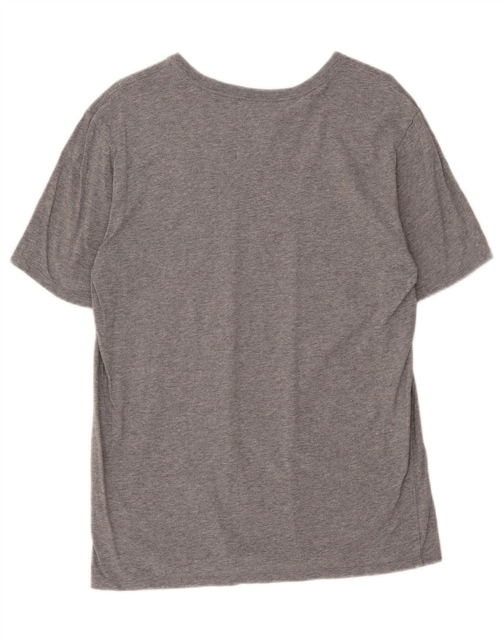 NIKE Mens Athletic Cut Graphic T-Shirt Top Medium Grey Cotton Vintage Nike and Second-Hand Nike from Messina Hembry 
