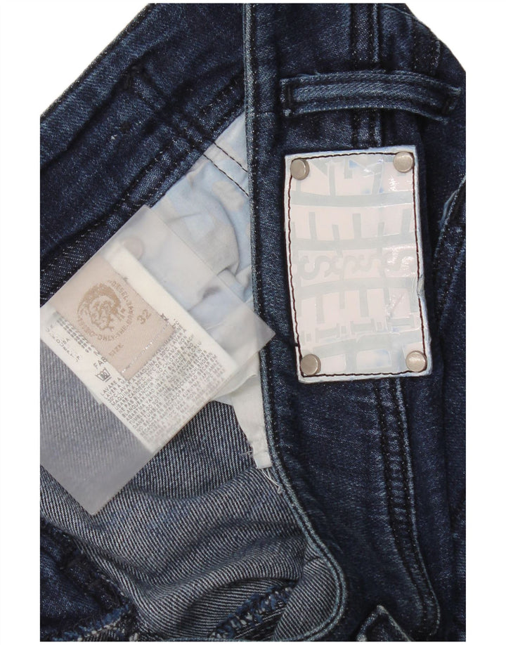 Женские узкие джинсы Diesel W32 L34, синие, хлопок