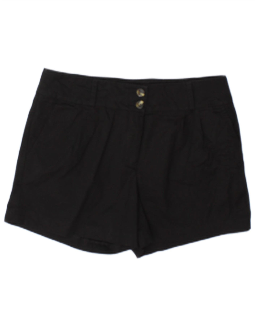 Женские шорты чинос Oasis UK 12 Medium W32, черные хлопковые