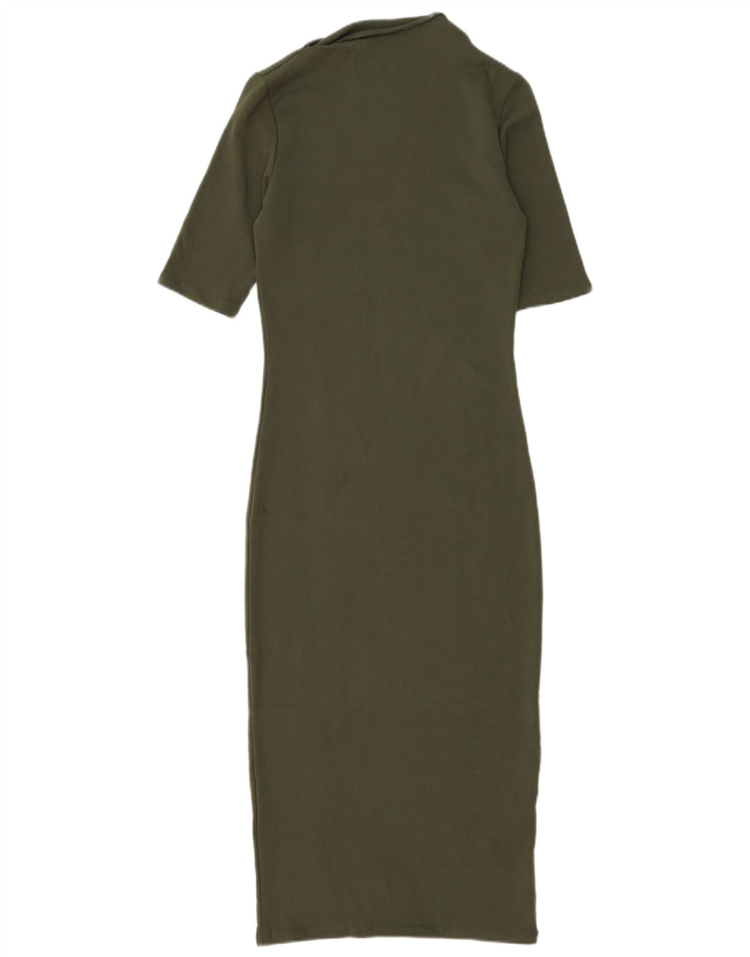 Женское облегающее платье Zara UK 10, маленький цвет хаки