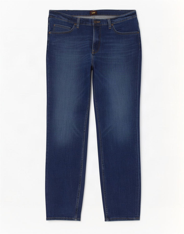 Мужские джинсы Lee Rider Slim W34 L30, синий хлопок