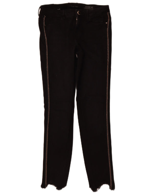 GUESS Женские джинсы скинни со средней посадкой W28 L28, черный хлопок