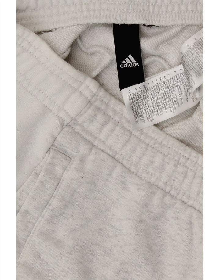 Мужские спортивные шорты Adidas, большие серые, хлопок
