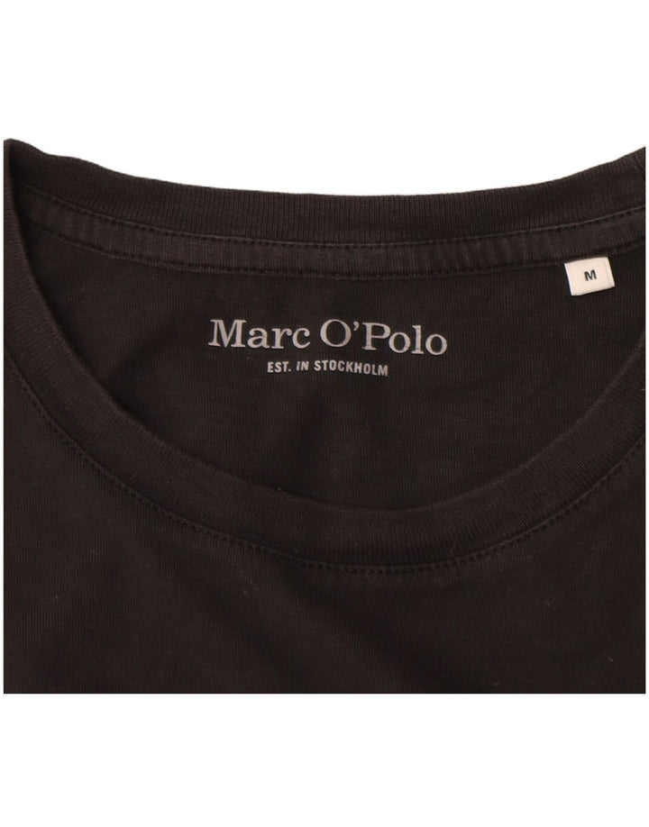 Женская футболка Marc O'Polo Top UK 14, средний черный хлопок