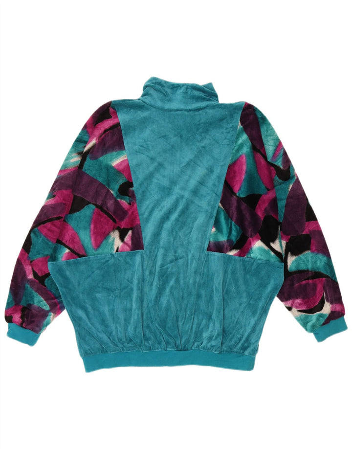 Schneider Женский велюровый спортивный костюм IT 44 Medium Blue Geometric