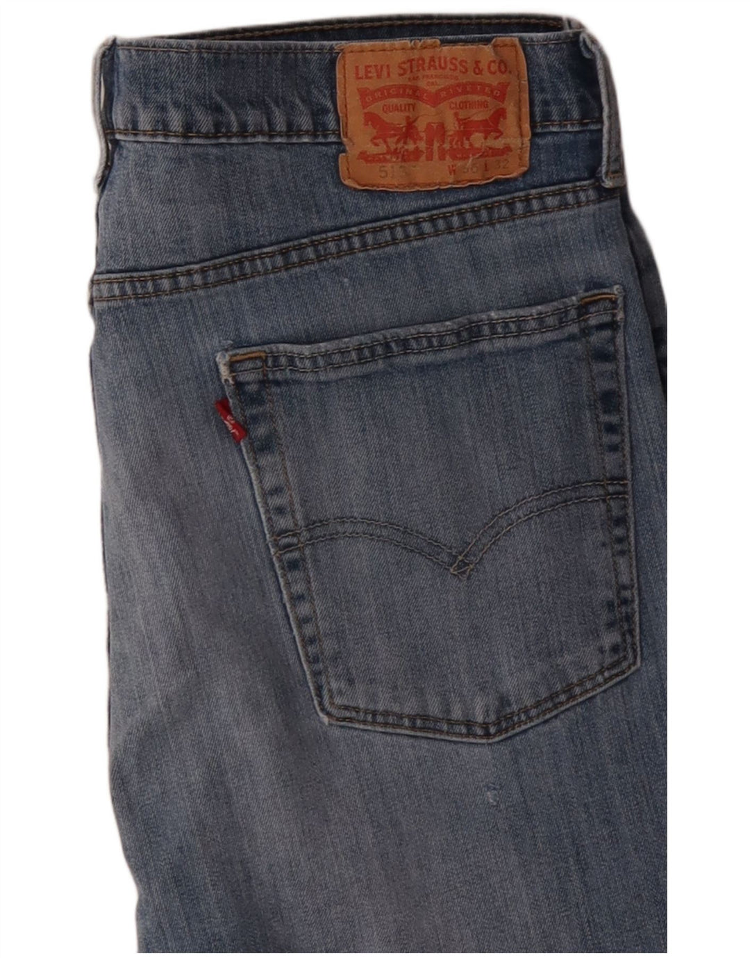 Мужские прямые джинсы LEVI'S 513 W36 L31 синие