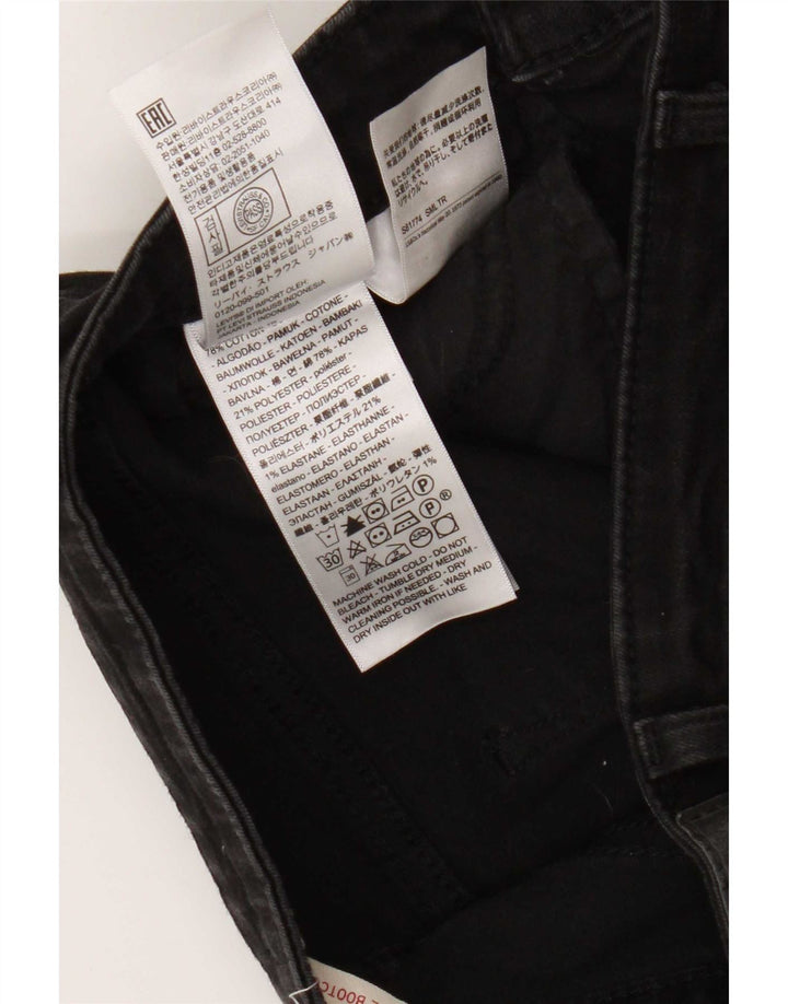 Женские джинсы Levi's 725 Bootcut с высокой посадкой W29 L34, черные хлопковые