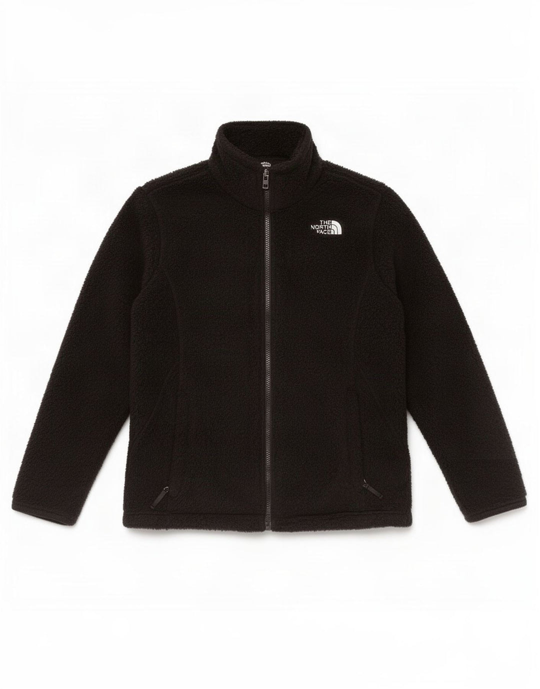 Флисовая куртка The North Face для девочек 14–15 лет, большая, черная, из полиэстера