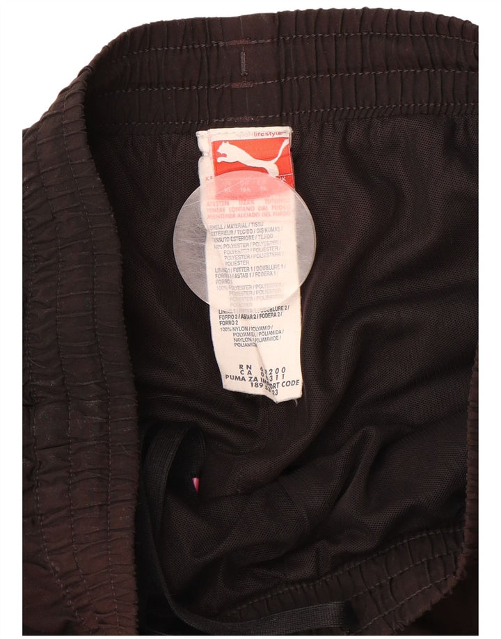 Спортивные брюки PUMA для мальчиков 15-16 лет, черный полиэстер