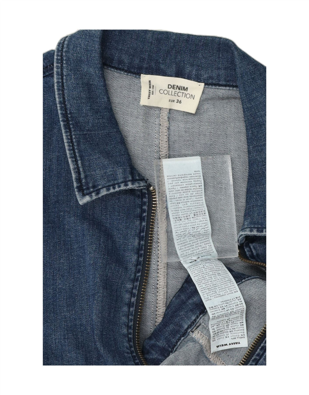 TALLY WEIL Womens Denim Dress EU 36 Small Blue Cotton Vintage Tally Weil and Second-Hand Tally Weil from Messina Hembry 