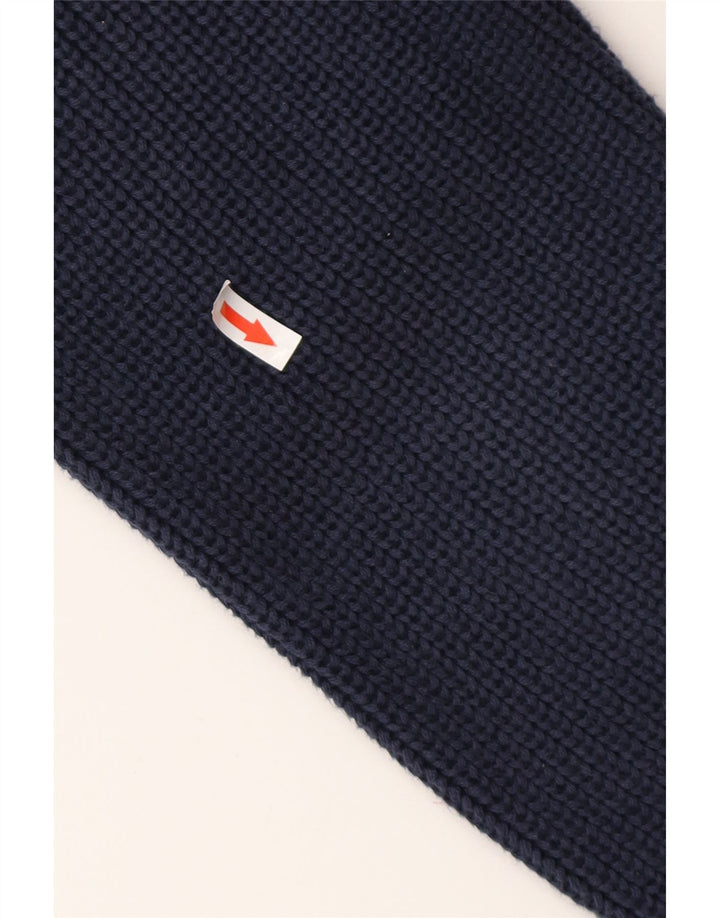 Мужской кардиган L.L.BEAN, большой темно-синий хлопковый свитер