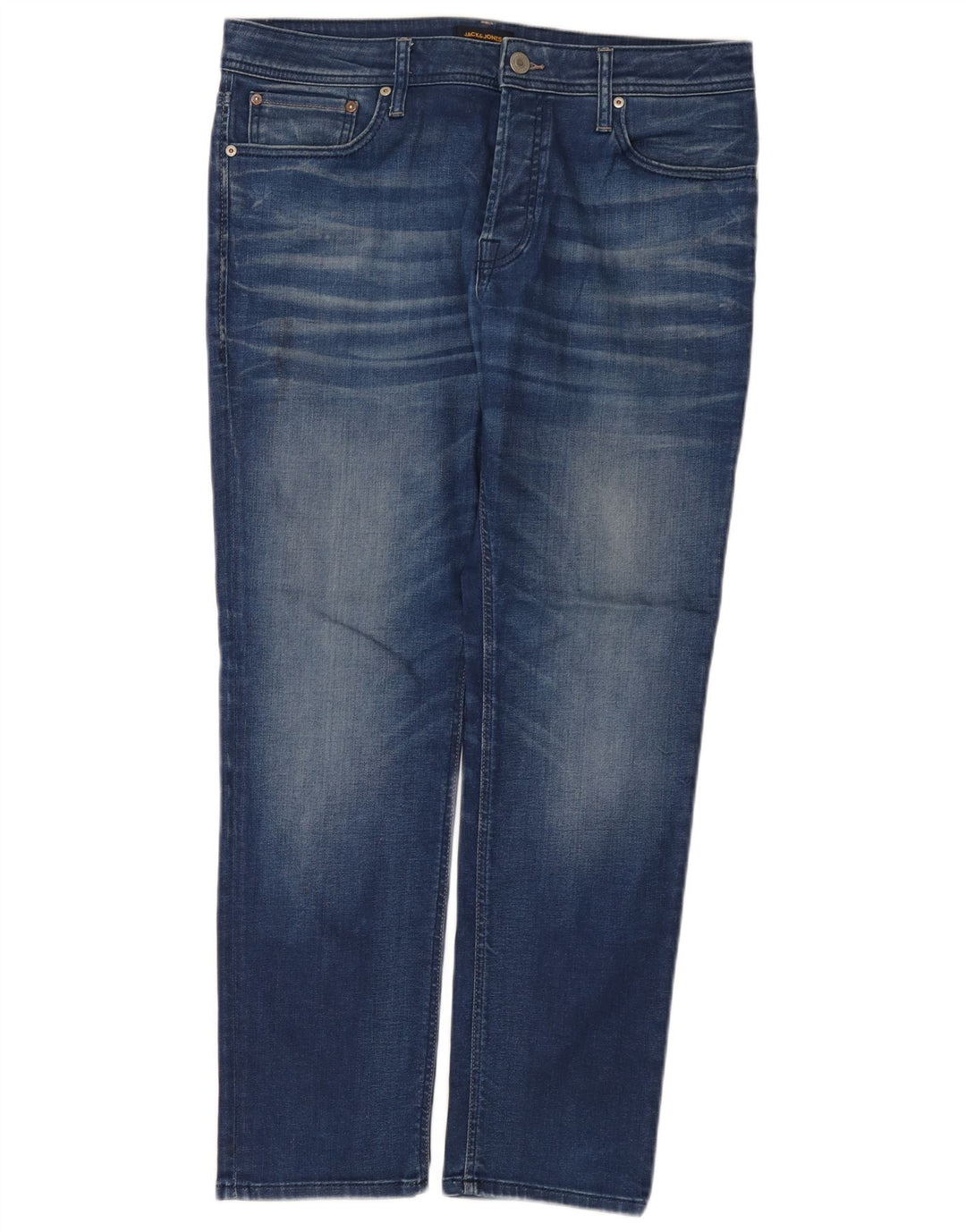 Мужские зауженные джинсы Jack & Jones W34 L30 синие