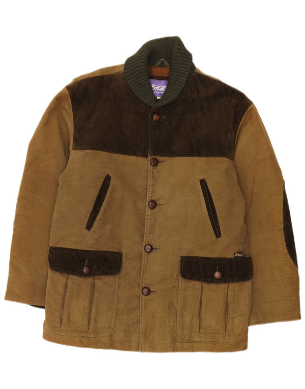 Винтажная мужская куртка IT 48 Medium Beige Colourblock