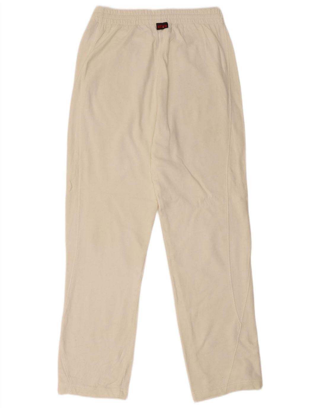 KAPPA Womens Graphic Tracksuit Trousers XS White Cotton