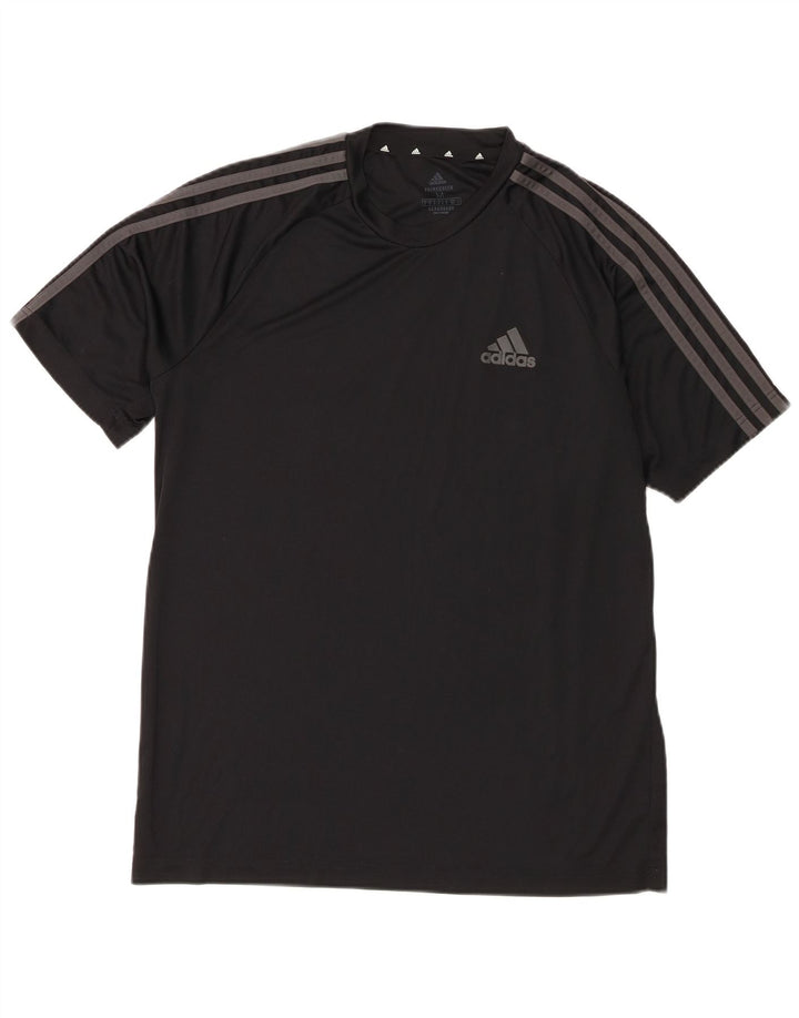 Мужская футболка Adidas Aeroready, средний черный полиэстер