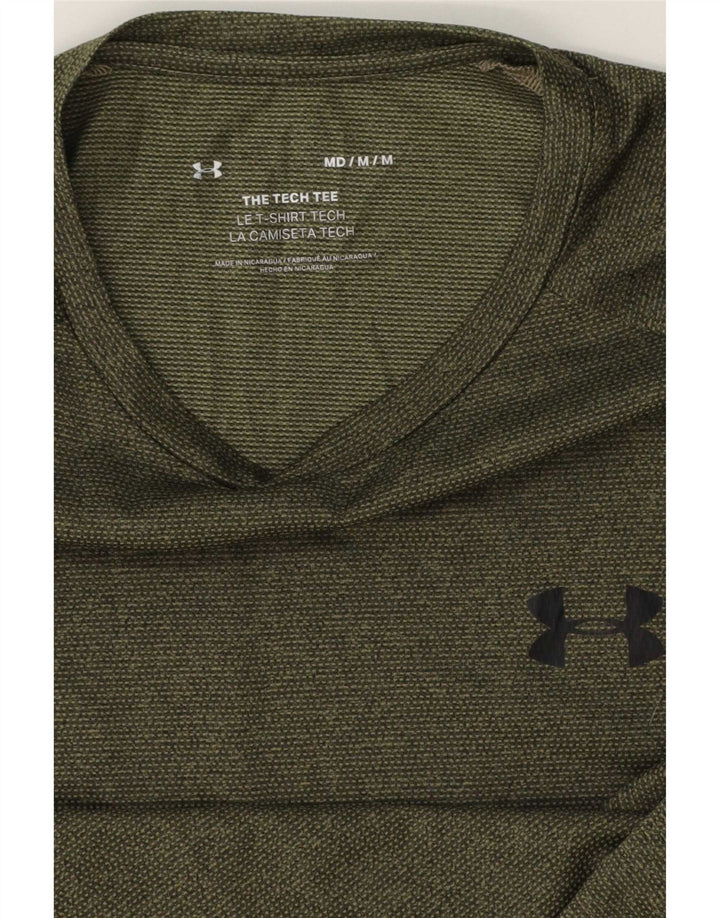Мужская футболка Under Armour Top среднего зеленого цвета