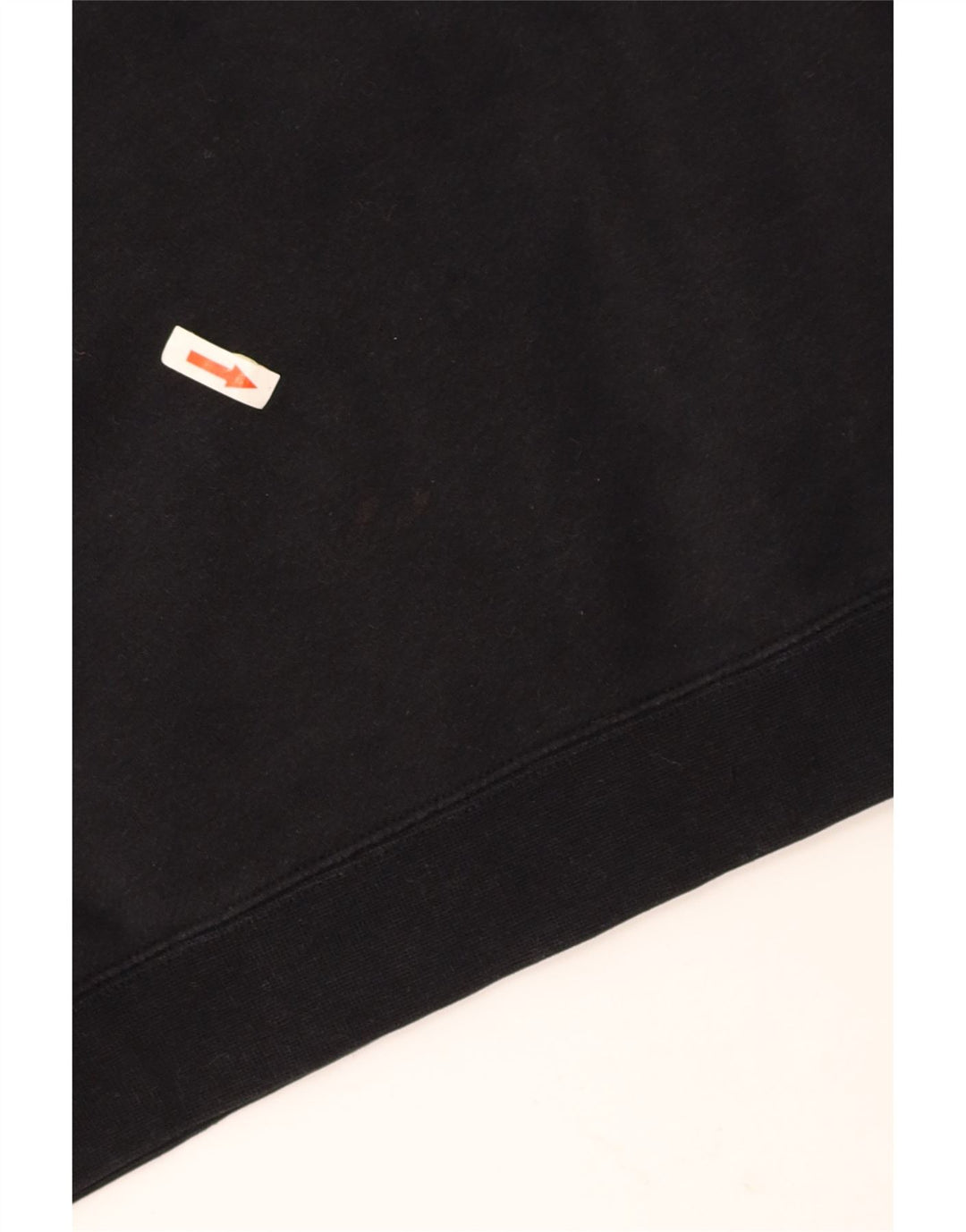 Женский укороченный свитшот большого размера с графическим рисунком NIKE UK 10, маленький черный