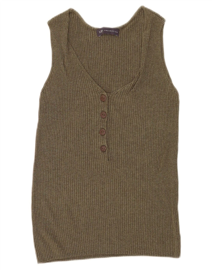 Женский жилет Marks & Spencer Top UK 8, маленький, хаки
