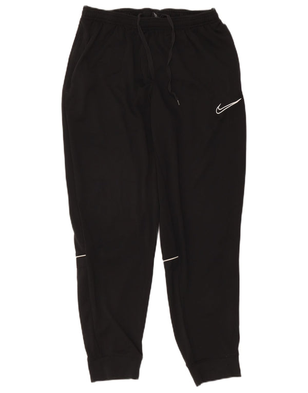 Женские спортивные брюки для бега Nike Dri Fit UK 14, большой черный полиэстер