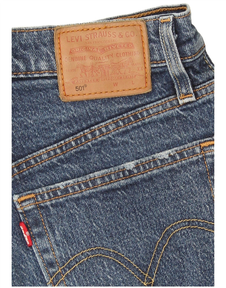 Женские джинсовые шорты Levi's 501 W26, маленькие синие