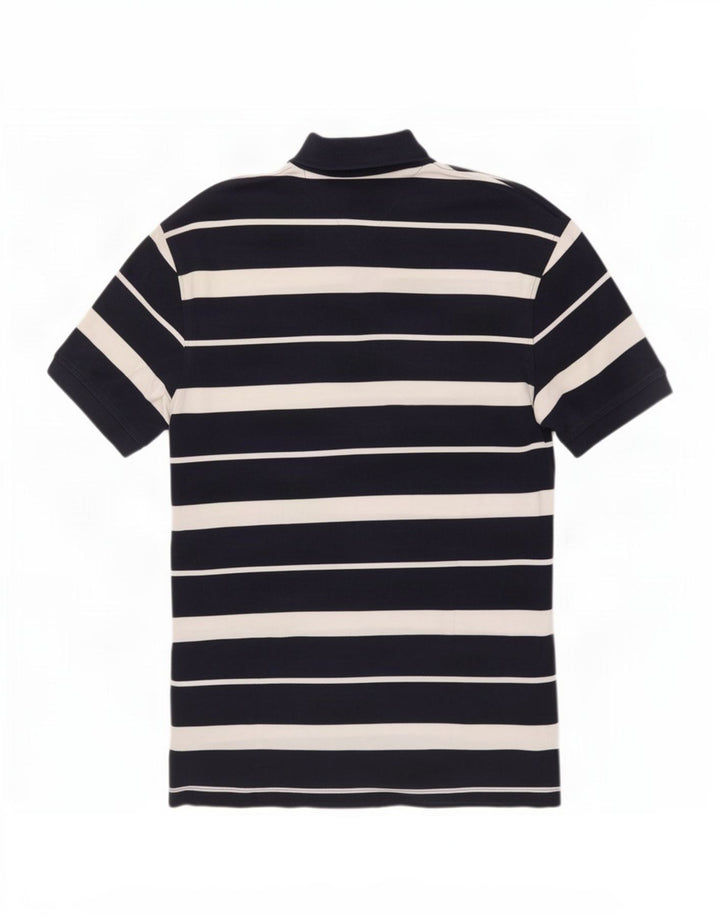 Мужская рубашка-поло Tommy Hilfiger, большая темно-синяя полоска