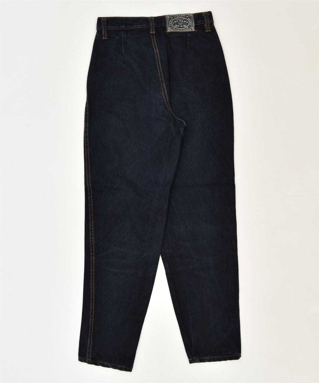 LES PANT Womens Tapered Jeans IT 42 Medium W26 L28 Navy Blue Classic | Vintage | Thrift | Second-Hand | Used Clothing | Messina Hembry 