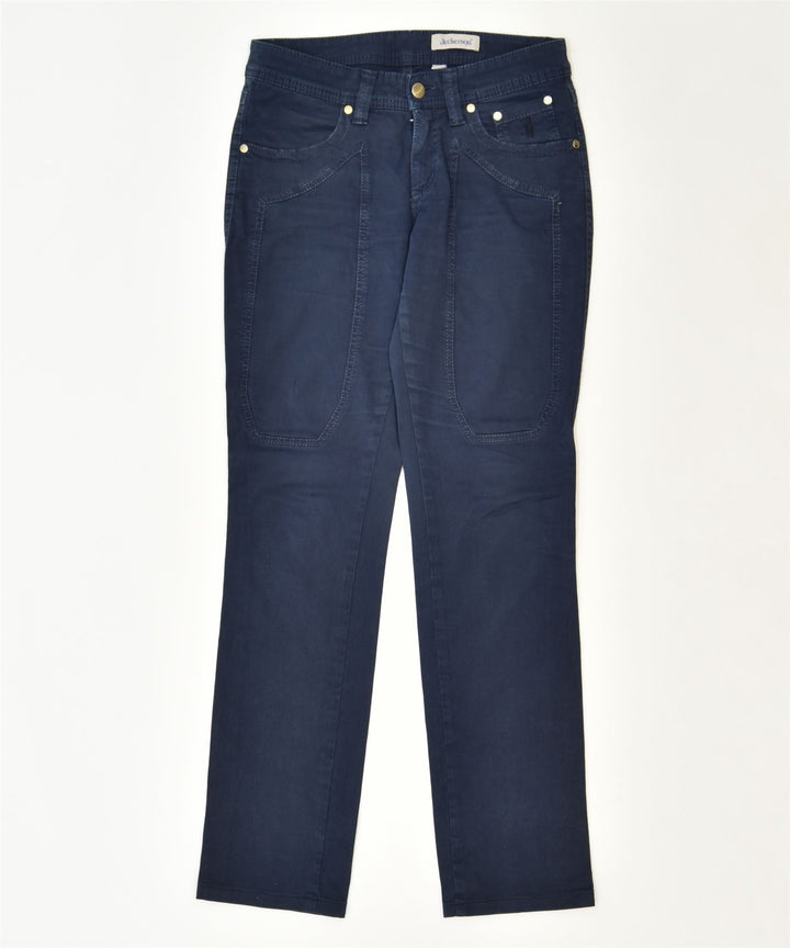 JECKERSON Womens Straight Jeans W26 L33 Navy Blue Cotton | Vintage | Thrift | Second-Hand | Used Clothing | Messina Hembry 